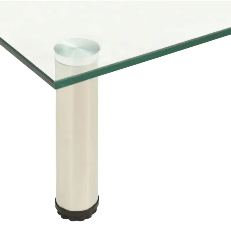 Modern tv-meubel met gehard glas en roestvrij staal voor een strakke uitstraling - Tv-meubels