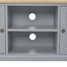 Modern TV-meubel met open vakken en opbergruimte in trendy ontwerp - Grijs / 1 - Tv-meubels