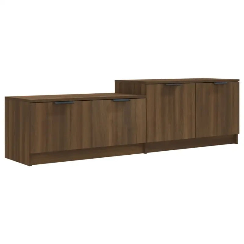Modern tv-meubel met stevig blad van bewerkt hout - Tv-meubels