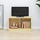 Modern Tv-meubel van massief grenenhout voor een stijlvolle woonruimte - Naturel / 1 - Tv-meubels