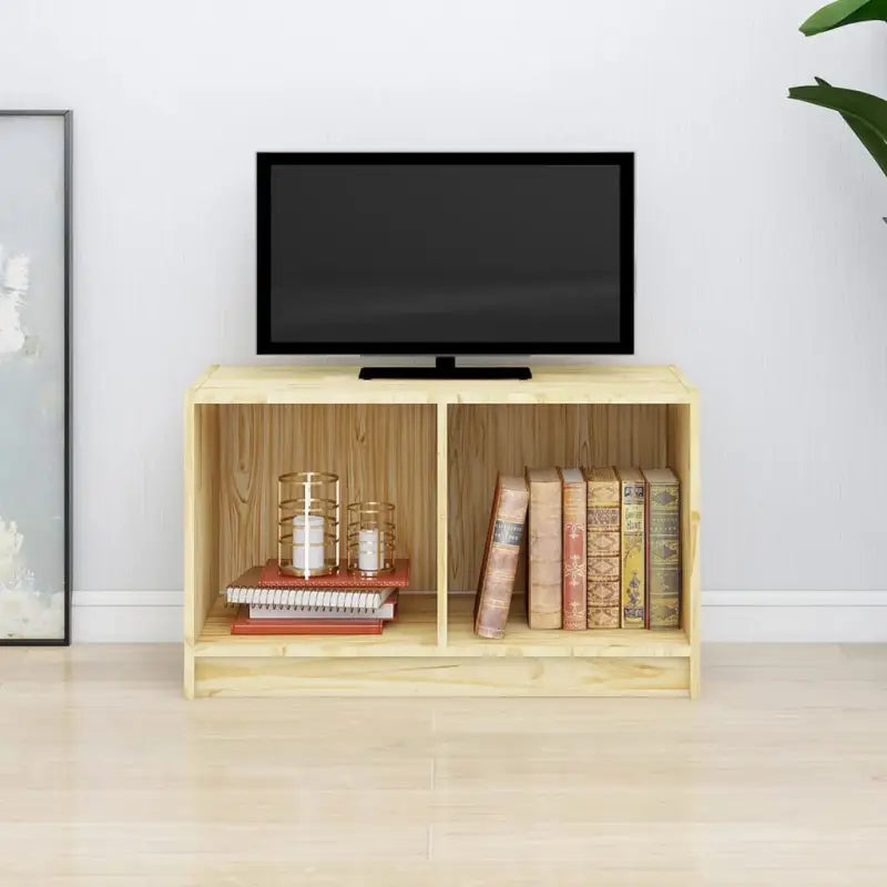 Modern Tv-meubel van massief grenenhout voor een stijlvolle woonruimte - Naturel / 1 - Tv-meubels