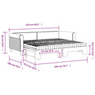 Moderne 2-in-1 slaapbank met onderschuifbed voor woon en slaapkamer - Bedden & bedframes