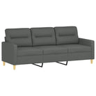 Moderne 3-zitsbank met comfortabele materiaal vulling en design - Banken