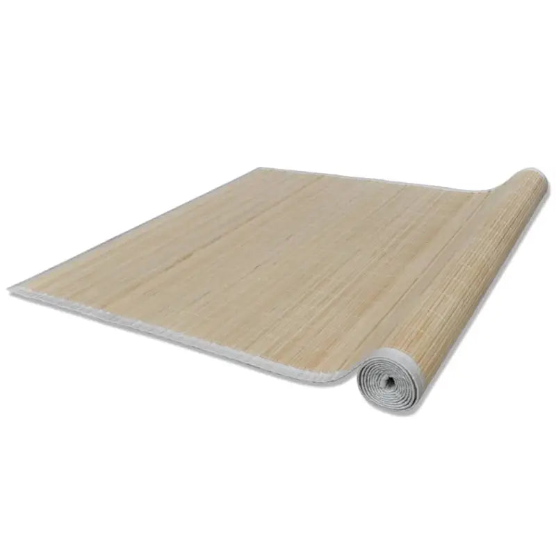 Moderne bamboe vloerkleed met anti-slip pvc-onderkant en levering bevat - Vloerkleden