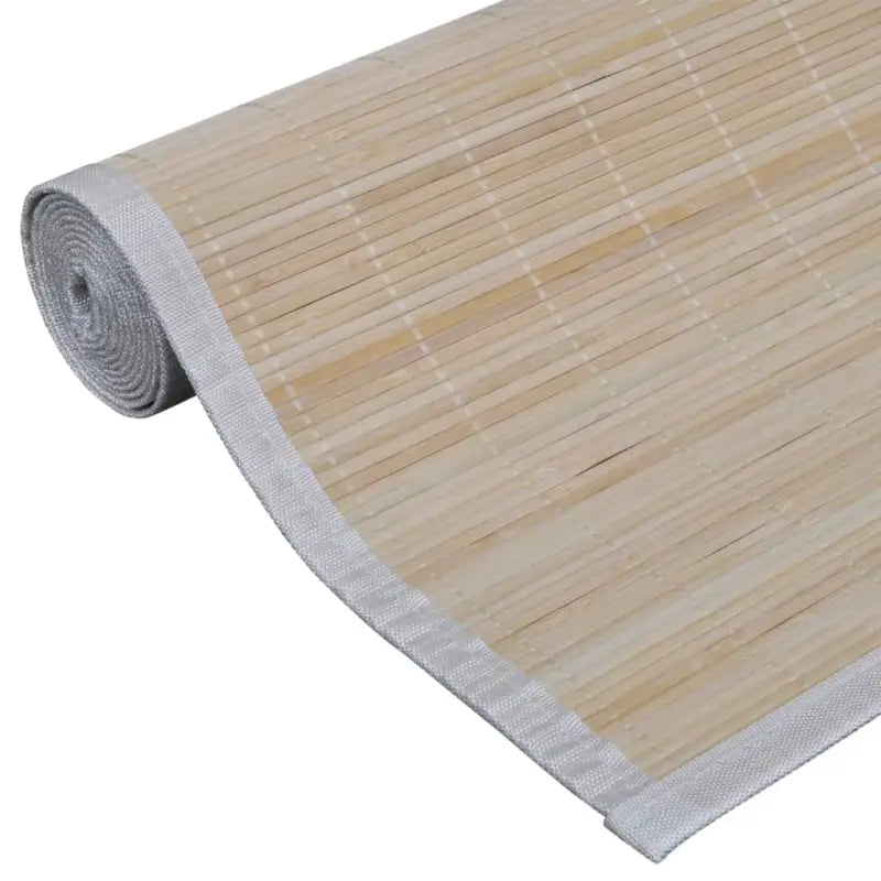 Moderne bamboe vloerkleed met anti-slip pvc-onderkant en levering bevat - Vloerkleden