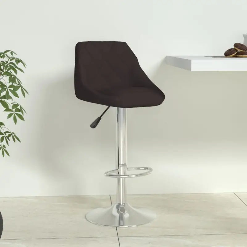 Moderne Barkruk met Kunstleren Bekleding en Comfort - Zwart / 1 - Barkrukken
