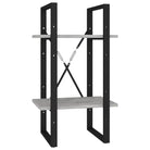 Moderne boekenkast van bewerkt hout met metalen frame inclusief levering bevat - Boekenkasten