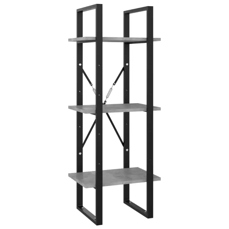 Moderne boekenkast van bewerkt hout met metalen frame inclusief levering bevat - Boekenkasten