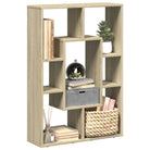 Moderne boekenkast van bewerkt hout voor een stijlvolle inrichting - Sonoma eiken / 1 - Boekenkasten