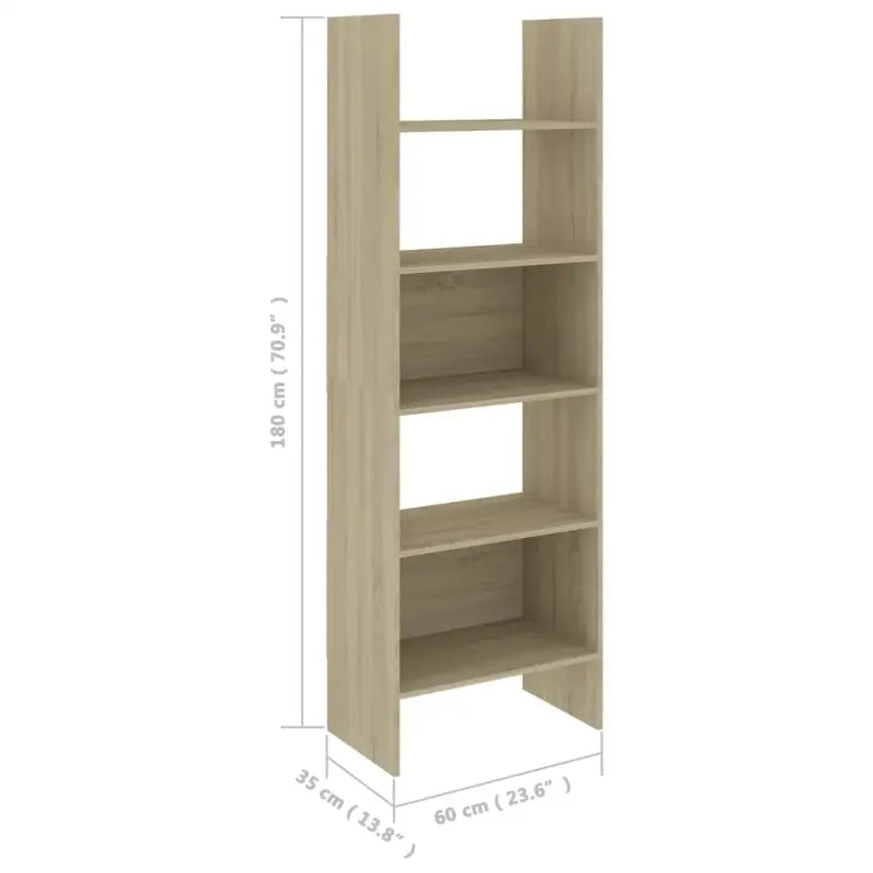 Moderne boekenkast van bewerkt hout voor een stijlvolle uitstraling - Boekenkasten