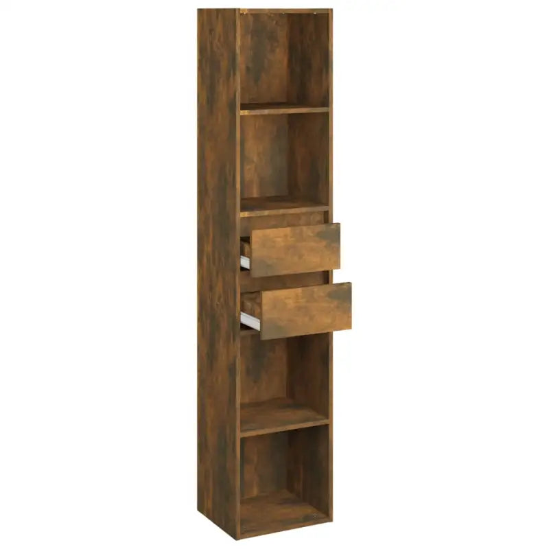 Moderne boekenkast van bewerkt hout voor een strakke inrichting - Boekenkasten