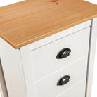 Moderne buffetkast van massief grenenhout met vier lades - Dressoirs & buffetkasten
