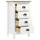Moderne buffetkast van massief grenenhout met vier lades - Dressoirs & buffetkasten