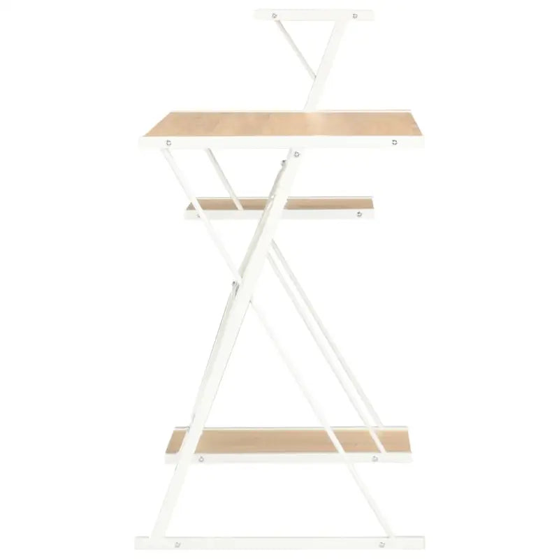 Moderne bureau met praktisch schap en stevige planken - Bureaus