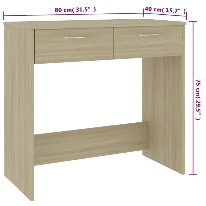 Moderne Bureau van bewerkt hout met eenvoudig schoon te maken oppervlak - Bureaus