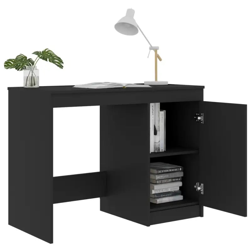 Moderne bureau van bewerkt hout voor een strakke studie- of werkplek - Bureaus