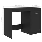 Moderne bureau van bewerkt hout voor een strakke studie- of werkplek - Bureaus
