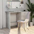 Moderne bureau van bewerkt hout voor studeer- en werkruimtes - Betongrijs - Bureaus
