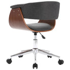 Moderne bureaustoel met gebogen hout en stijlvolle uitstraling - Bureaustoelen