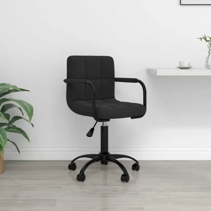 Moderne bureaustoel met zacht fluweel en draaitafel - Bureaustoelen