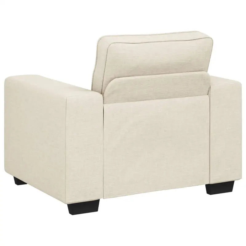 Moderne Crèmekleurige Multi-Zitbank Set met Zwart Frame - Banken
