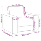 Moderne Crèmekleurige Multi-Zitbank Set met Zwart Frame - Banken