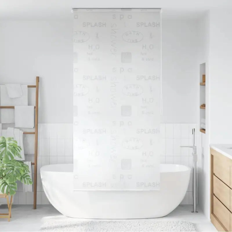 Moderne douchegordijn voor jonge kinderen en een strakke badkamerstijl - 80 x 240 cm / Splash - Douchegordijnen
