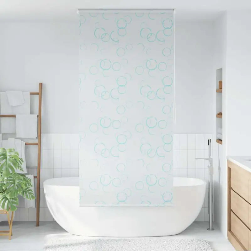 Moderne douchegordijn voor jonge kinderen en een strakke badkamerstijl - 100 x 240 cm / bubbel - Douchegordijnen
