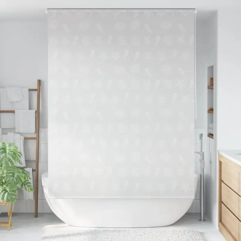 Moderne douchegordijn voor jonge kinderen en een strakke badkamerstijl - 140 x 240 cm / Zeester - Douchegordijnen