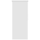 Moderne douchegordijn voor jonge kinderen en een strakke badkamerstijl - 80 x 240 cm / Effen wit - Douchegordijnen