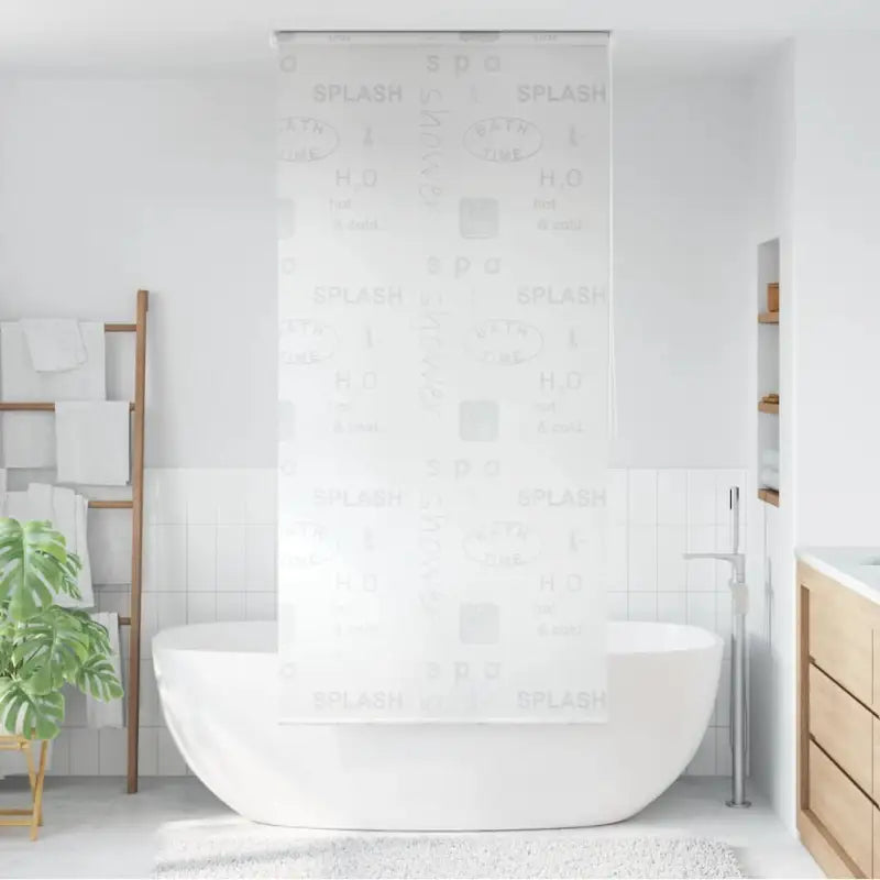 Moderne douchegordijn voor jonge kinderen en een strakke badkamerstijl - 100 x 240 cm / Splash - Douchegordijnen