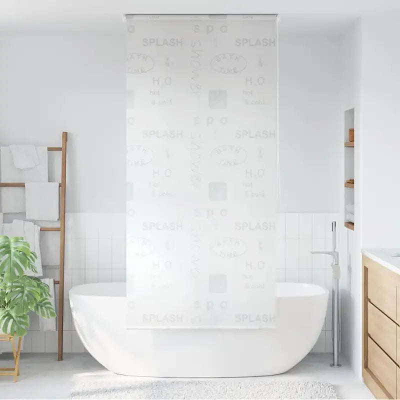 Moderne douchegordijn voor jonge kinderen en een strakke badkamerstijl - 120 x 240 cm / Splash - Douchegordijnen