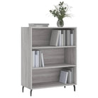 Moderne dressoir in grijs sonoma eiken met metalen poten - Dressoirs & buffetkasten