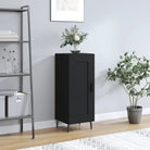 Moderne dressoir met bewerkt hout en metalen poten voor een tijdloze look - Zwart / 1 - Dressoirs & buffetkasten