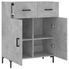 Moderne dressoir met bewerkt hout en metalen poten voor een tijdloze uitstraling - Dressoirs & buffetkasten