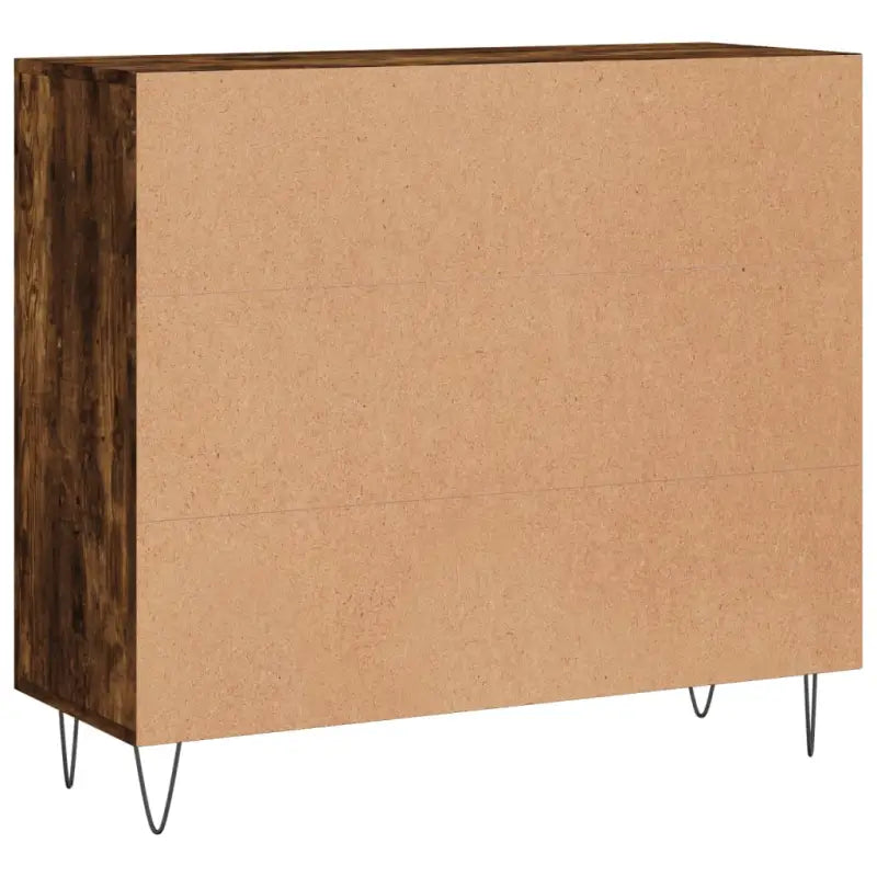 Moderne dressoir met bewerkt hout en metalen poten voor een tijdloze uitstraling - Dressoirs & buffetkasten