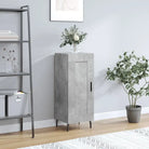 Moderne dressoir met bewerkt hout en metalen poten voor een tijdloze look - Betongrijs / 1 - Dressoirs & buffetkasten