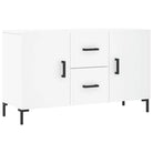 Moderne dressoir met bewerkt hout en metalen poten voor een tijdloze look - Dressoirs & buffetkasten