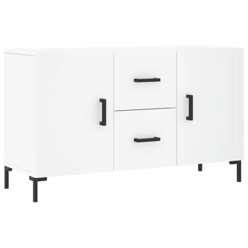 Moderne dressoir met bewerkt hout en metalen poten voor een tijdloze look - Dressoirs & buffetkasten