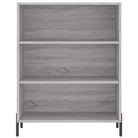 Moderne dressoir met grijs Sonoma eikenafwerking en metalen poten - Dressoirs & buffetkasten