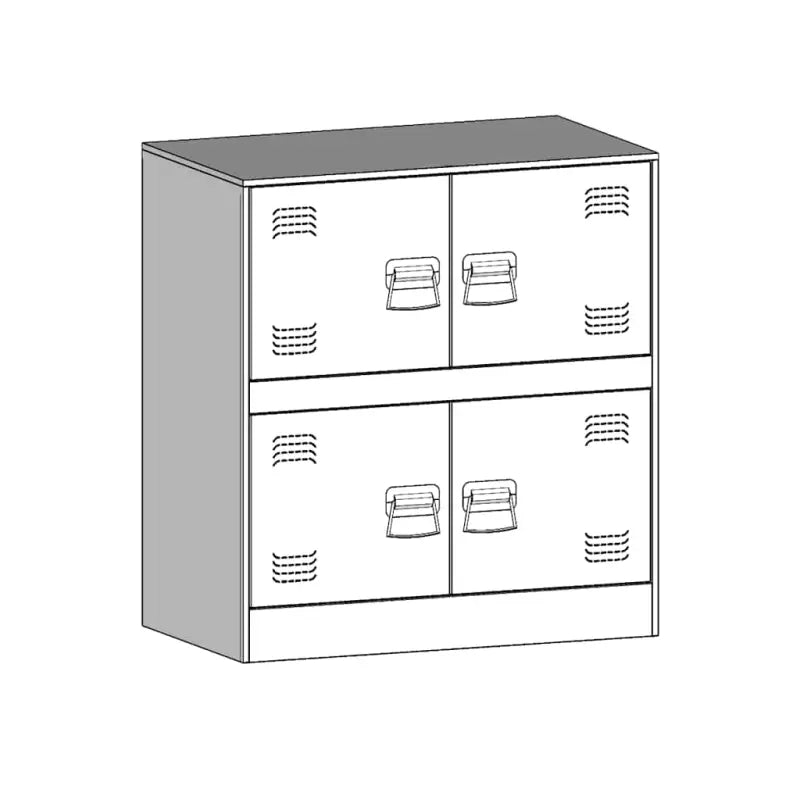 Moderne Dressoir met koudgewalst staal en praktisch design - Dressoirs & buffetkasten