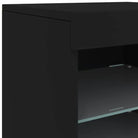 Moderne dressoir met LED-verlichting en duurzaam bewerkt hout - Dressoirs & buffetkasten