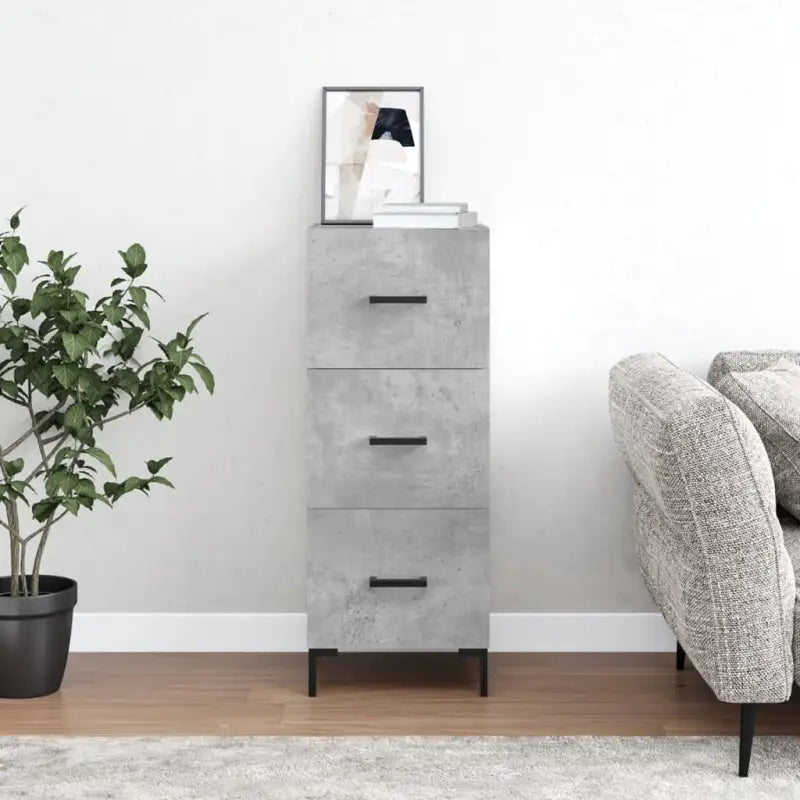 Moderne Dressoir met Metalen Poten en Behandeld Hout - Dressoirs & buffetkasten