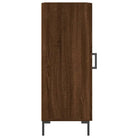 Moderne dressoir met metalen poten en bewerkt hout - Dressoirs & buffetkasten