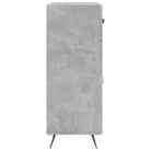 Moderne dressoir met metalen poten en bewerkt hout - Dressoirs & buffetkasten