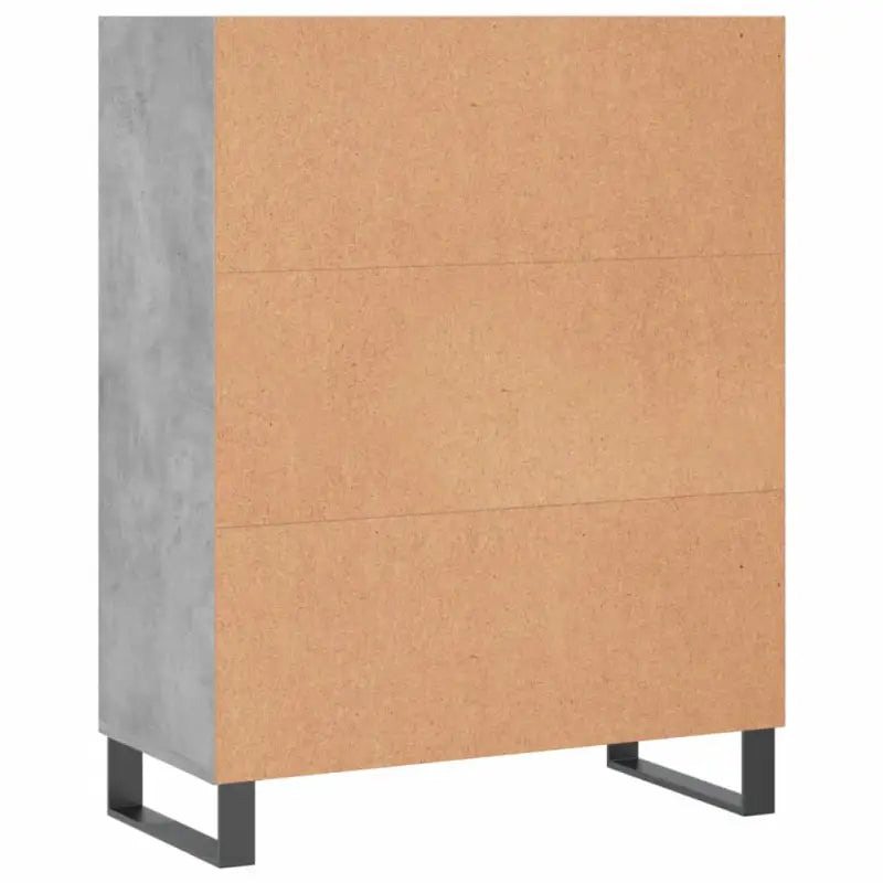 Moderne dressoir met metalen poten en bewerkt hout - Dressoirs & buffetkasten