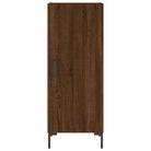 Moderne dressoir met metalen poten en bewerkt hout - Dressoirs & buffetkasten