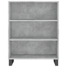 Moderne dressoir met metalen poten en bewerkt hout - Dressoirs & buffetkasten