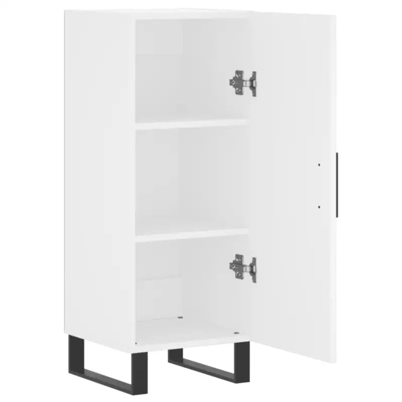Moderne dressoir met metalen poten en bewerkt hout voor een tijdloze look - Dressoirs & buffetkasten