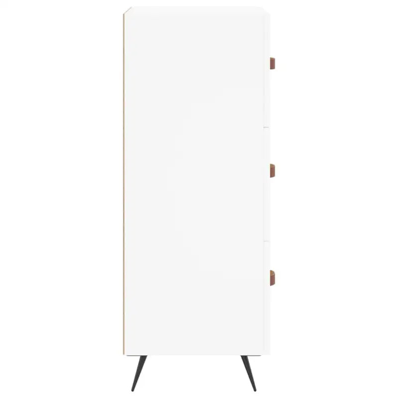 Moderne dressoir met metalen poten en bewerkt hout voor een tijdloze look - Dressoirs & buffetkasten